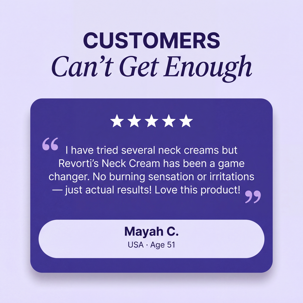 Tighten & Firming Neck Cream